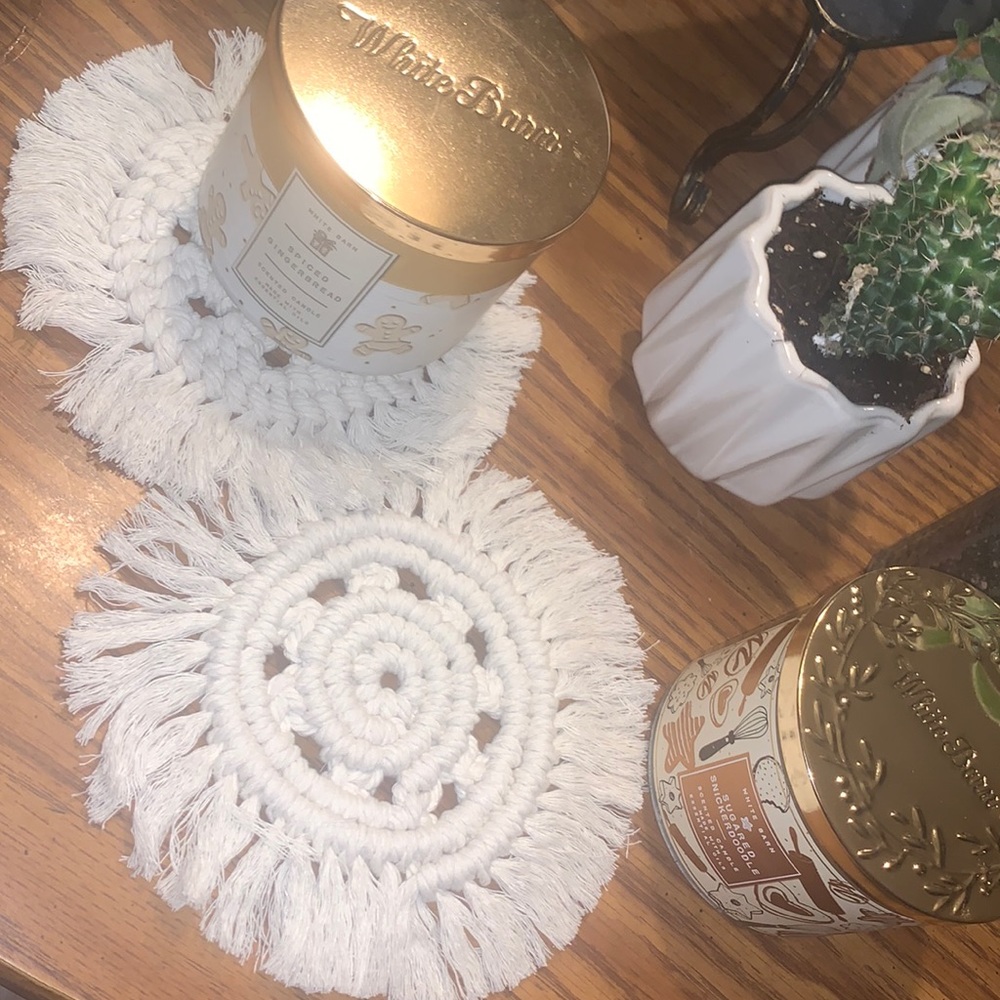 NWT boho doilies